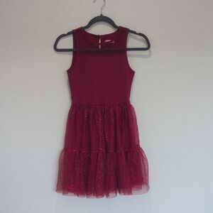 Epic Threads Red Sparkle Tulle Dress